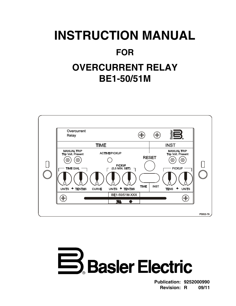 Basler Electric BE1-50/51M User Manual | 74 pages