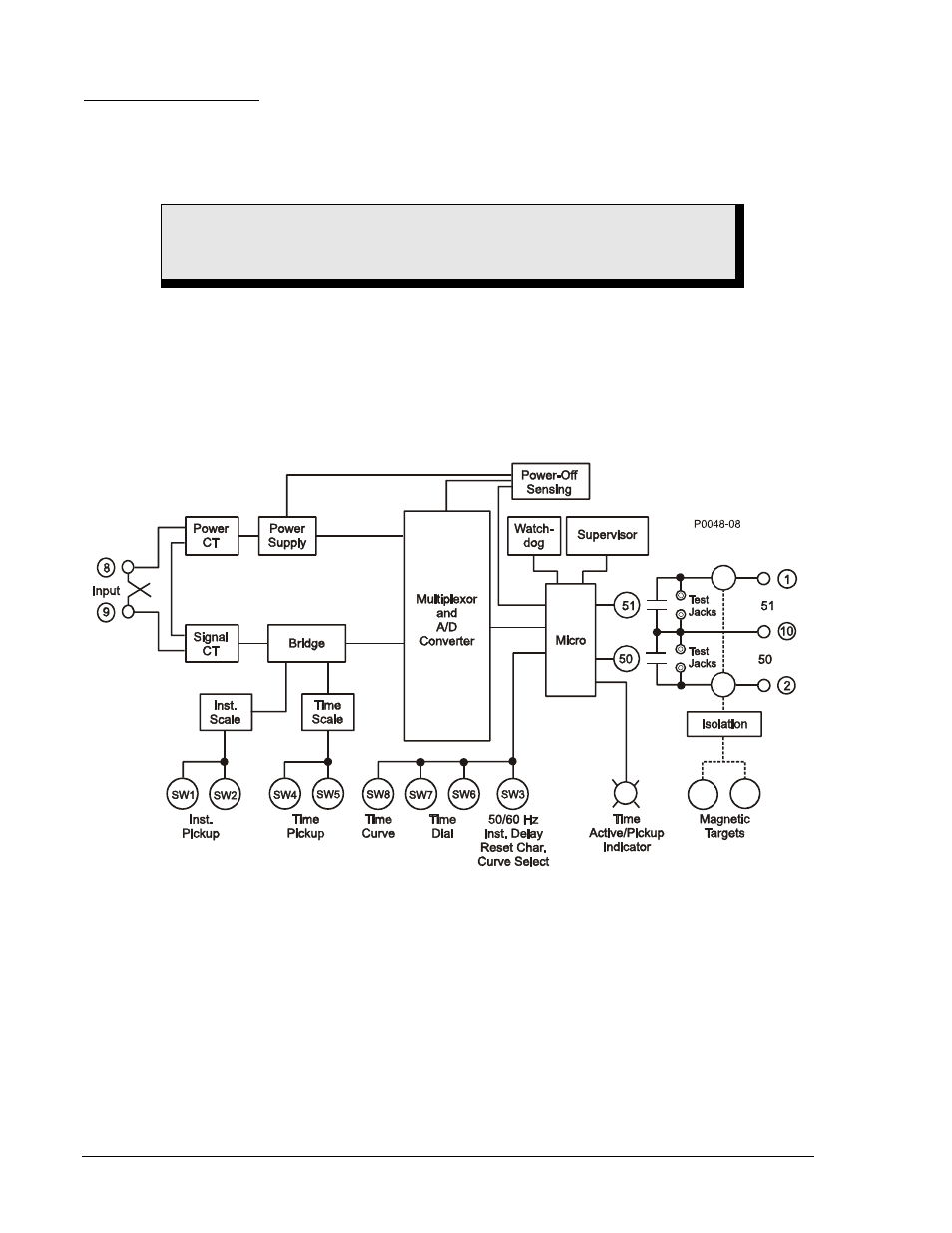 Outputs, Instantaneous and timed, Outputs -2 | Figure 3-1. functional block diagram -2 | Basler Electric BE1-50/51B-122 User Manual | Page 32 / 66