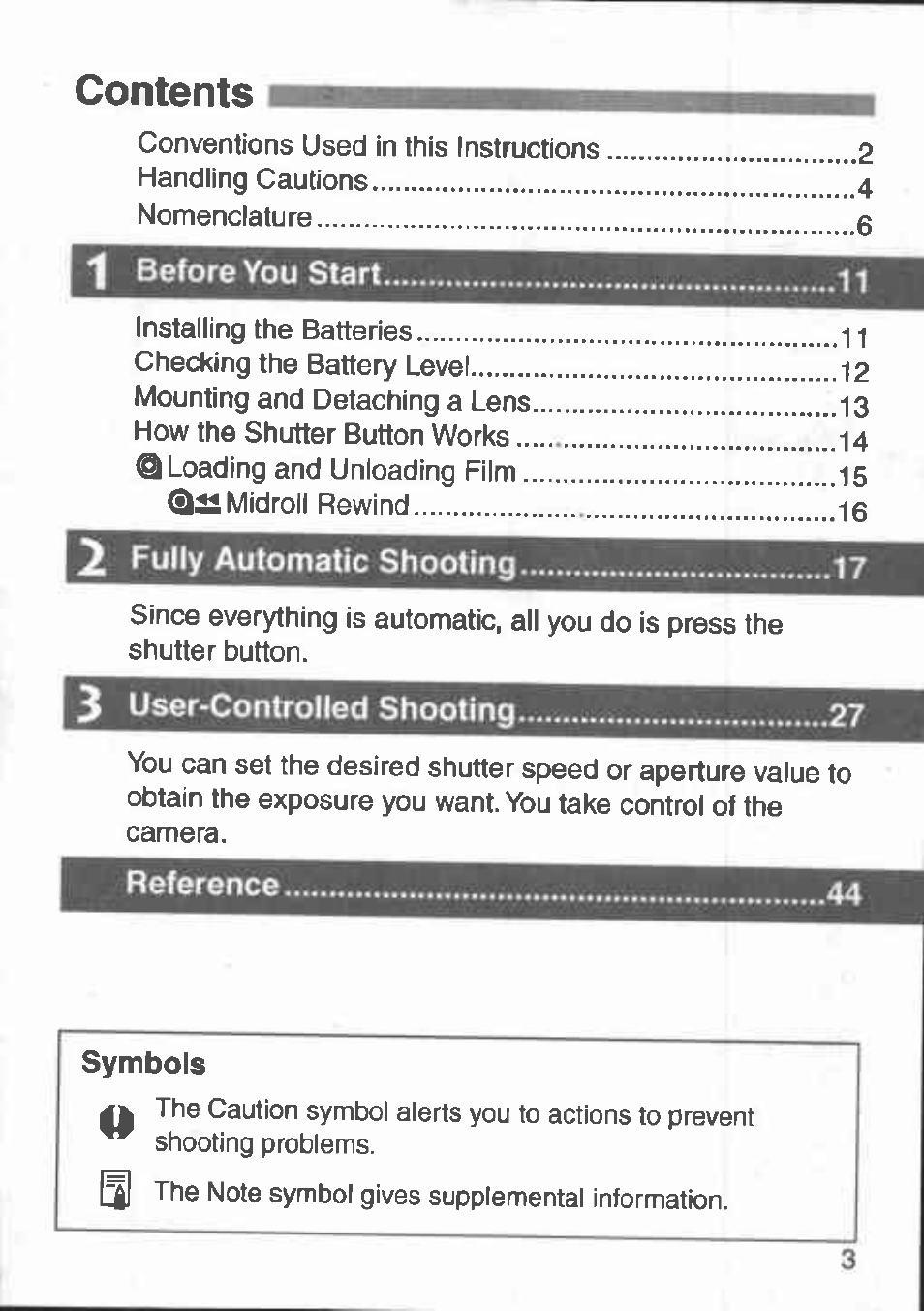 Canon 3000 V User Manual | Page 3 / 48