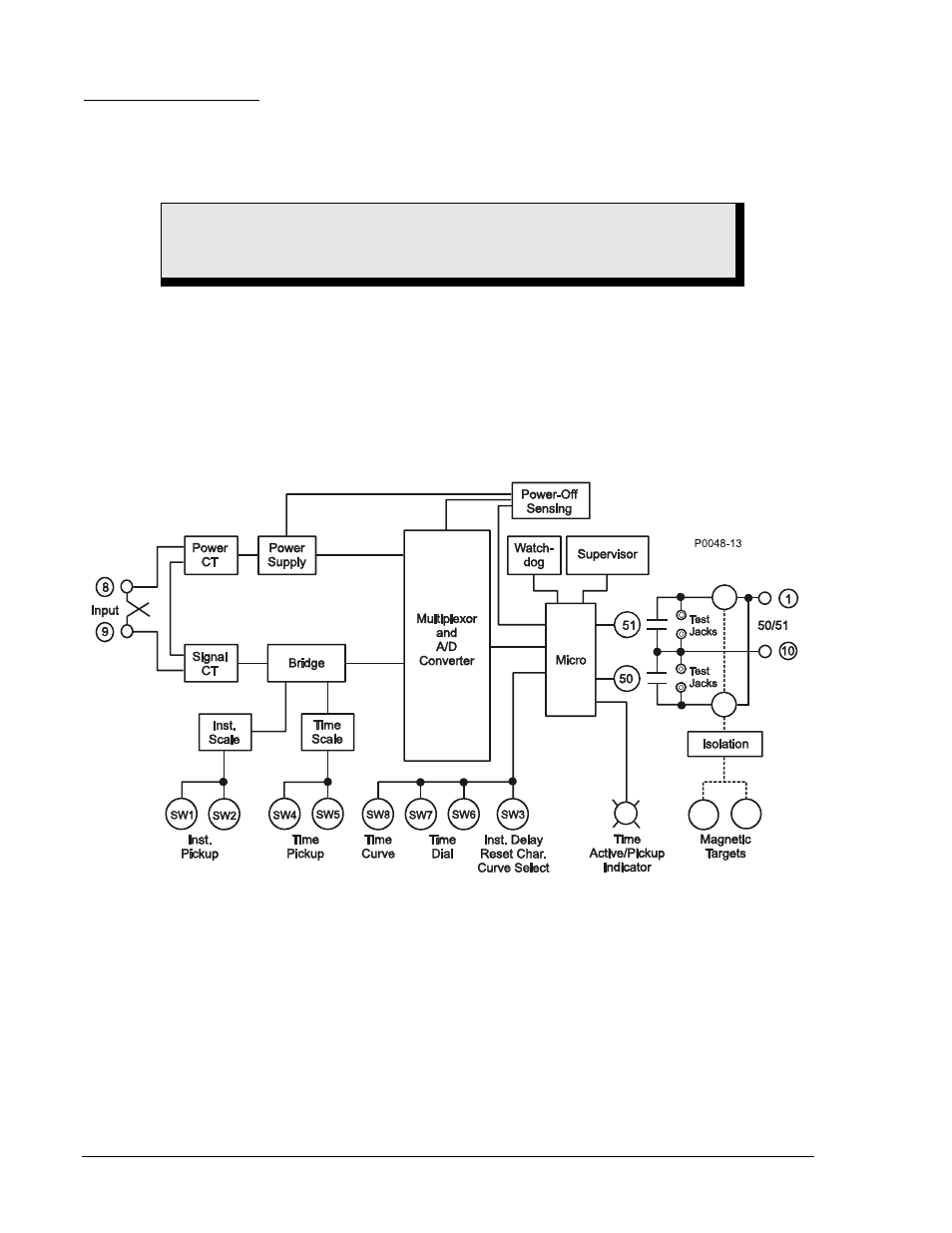 Outputs, Instantaneous and timed, Outputs -2 | Figure 3-1. functional block diagram -2 | Basler Electric BE1-50/51B-233 User Manual | Page 28 / 60
