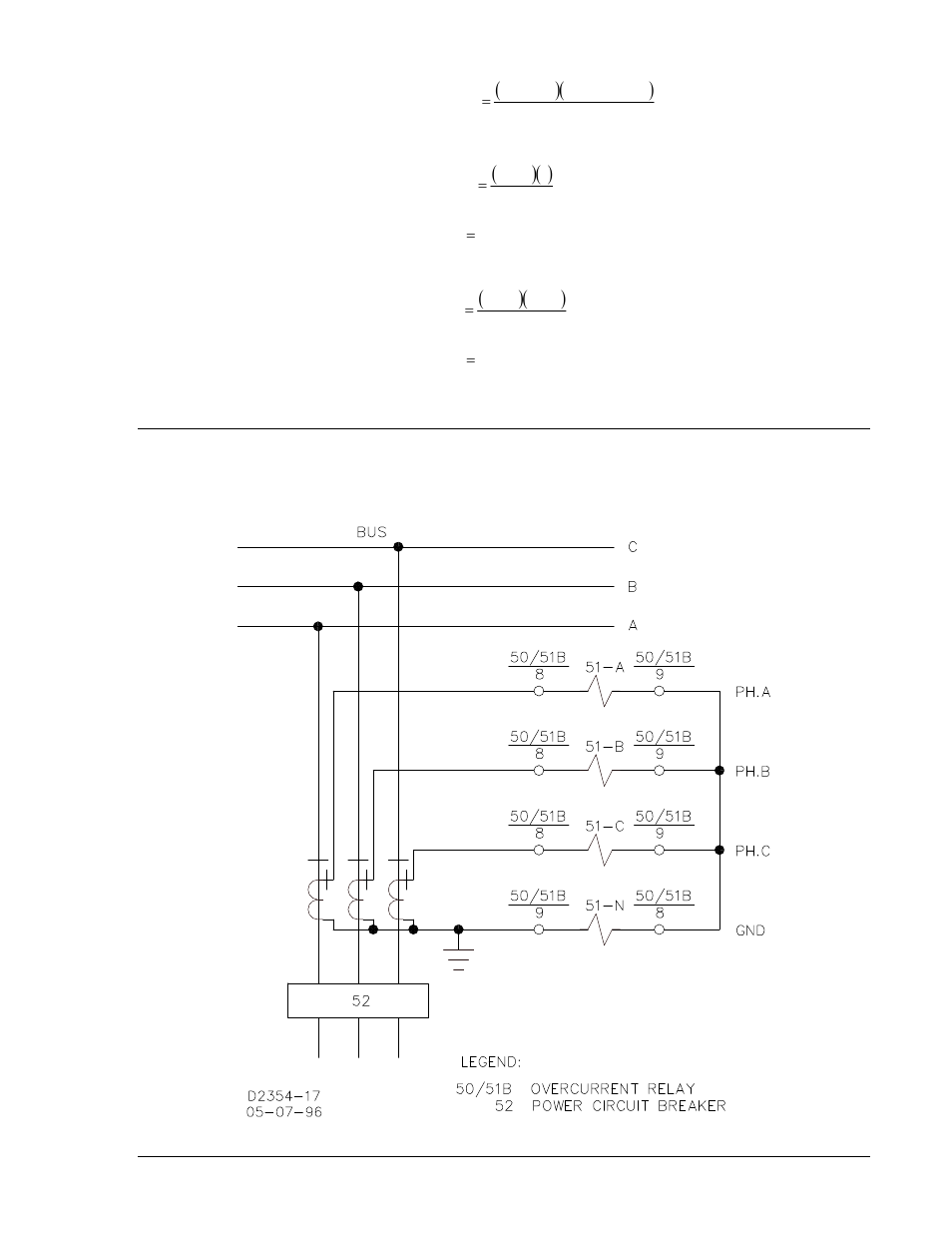 Connections, Connections -3, Figure 4-2. ac input connections -3 | Basler Electric BE1-50/51B-233 User Manual | Page 33 / 60