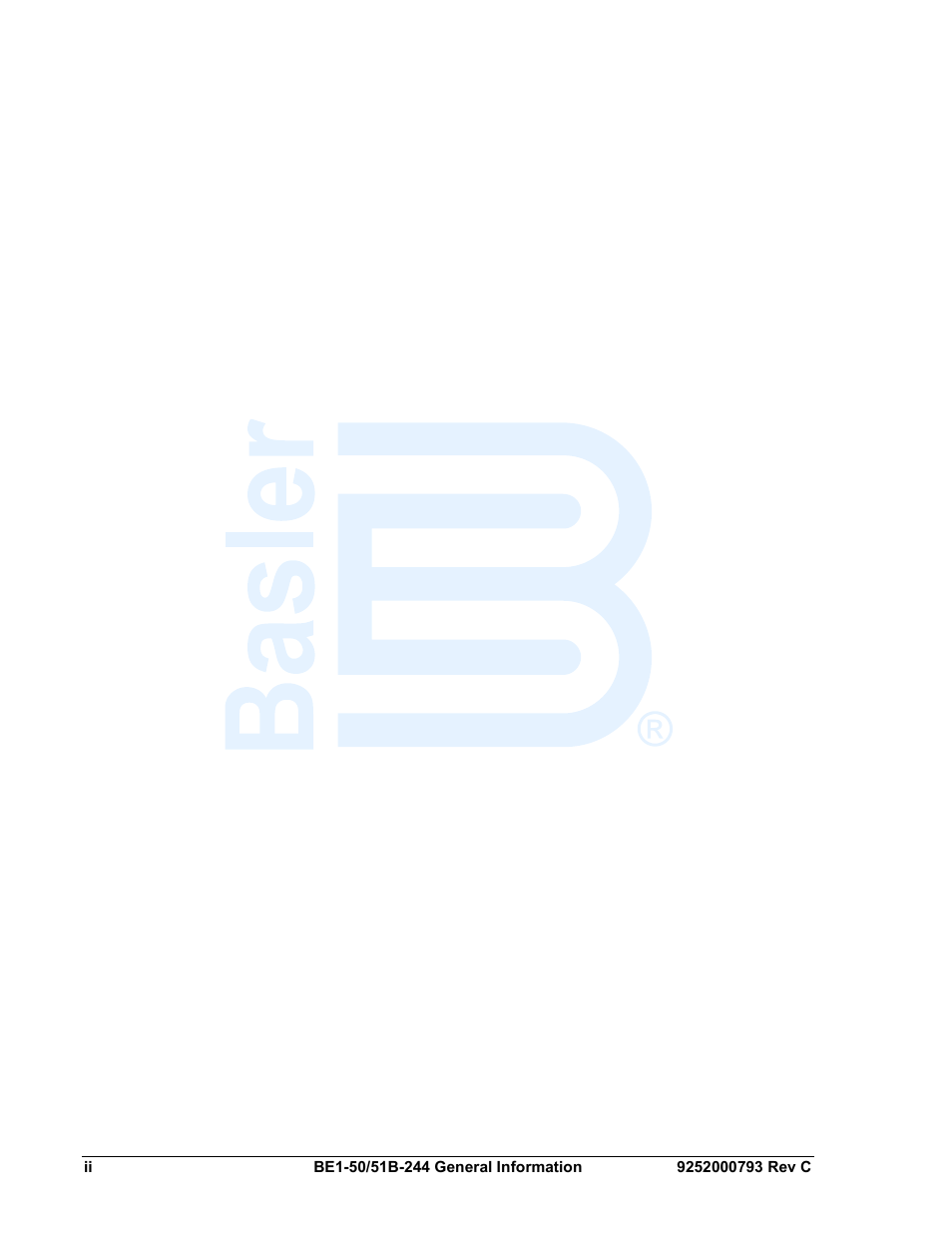 Basler Electric BE1-50/51B-244 User Manual | Page 10 / 64