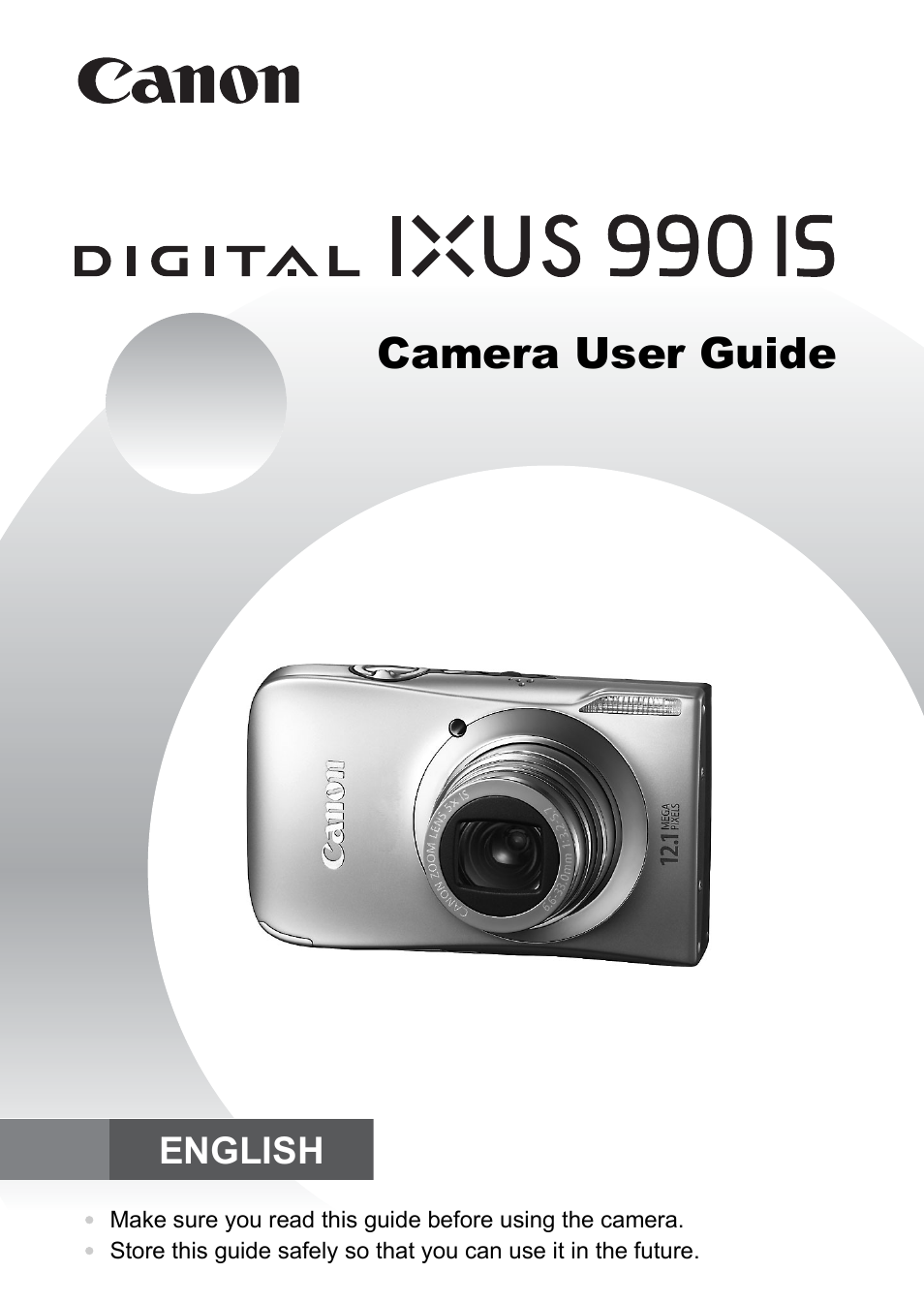 Canon IXUS 990IS User Manual | 162 pages