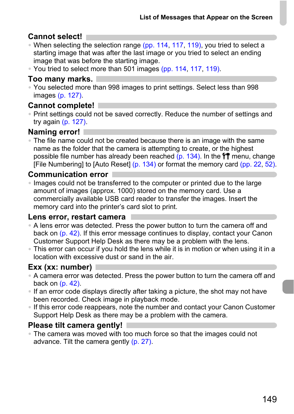 Canon IXUS 990IS User Manual | Page 149 / 162