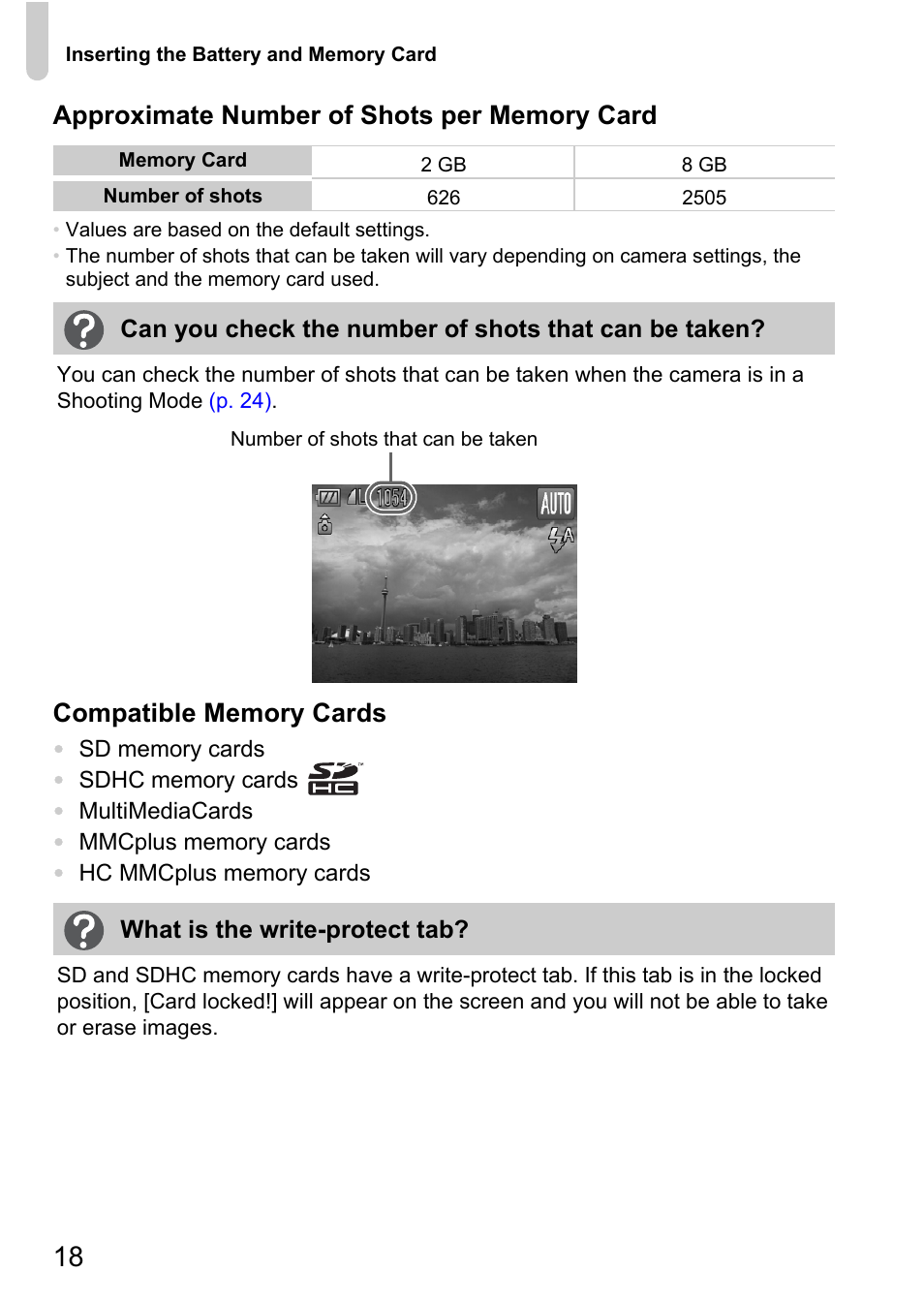 Canon IXUS 990IS User Manual | Page 18 / 162