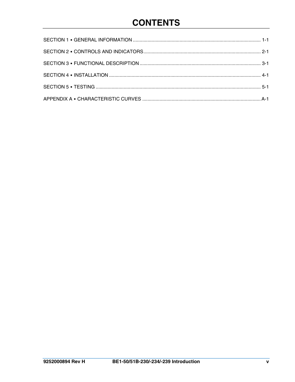 Basler Electric BE1-50/51B-230 User Manual | Page 7 / 76