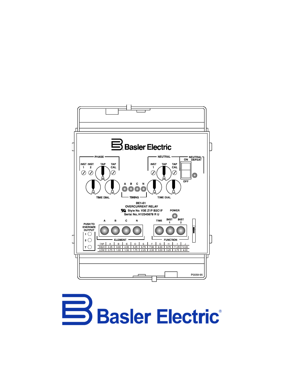 Basler Electric BE1-51 User Manual | 100 pages