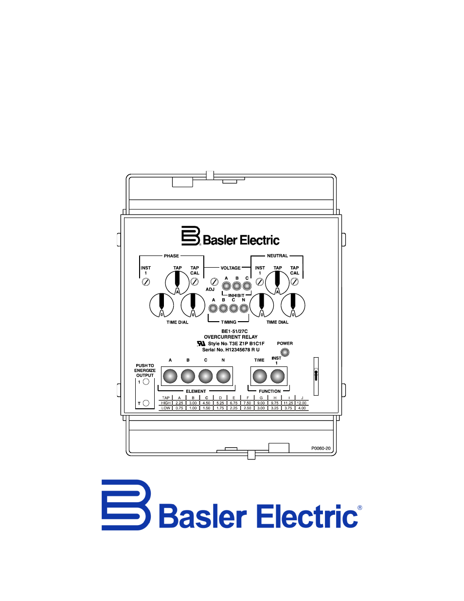 Basler Electric BE1-51/27C User Manual | 112 pages