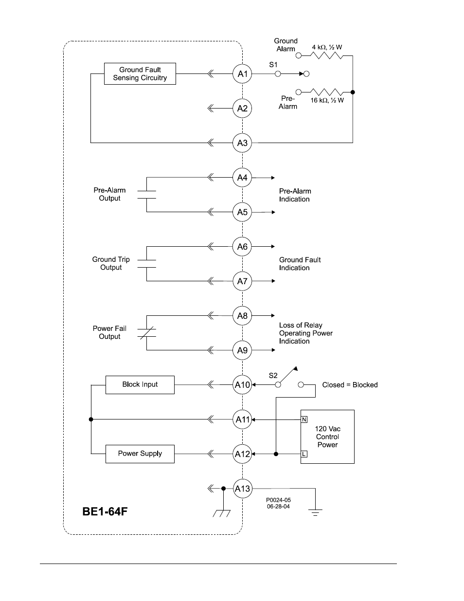 Basler Electric BE1-64F User Manual | Page 26 / 30