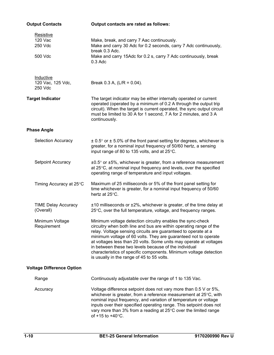 Basler Electric BE1-25 User Manual | Page 20 / 66