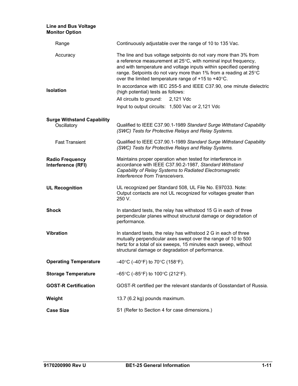 Basler Electric BE1-25 User Manual | Page 21 / 66