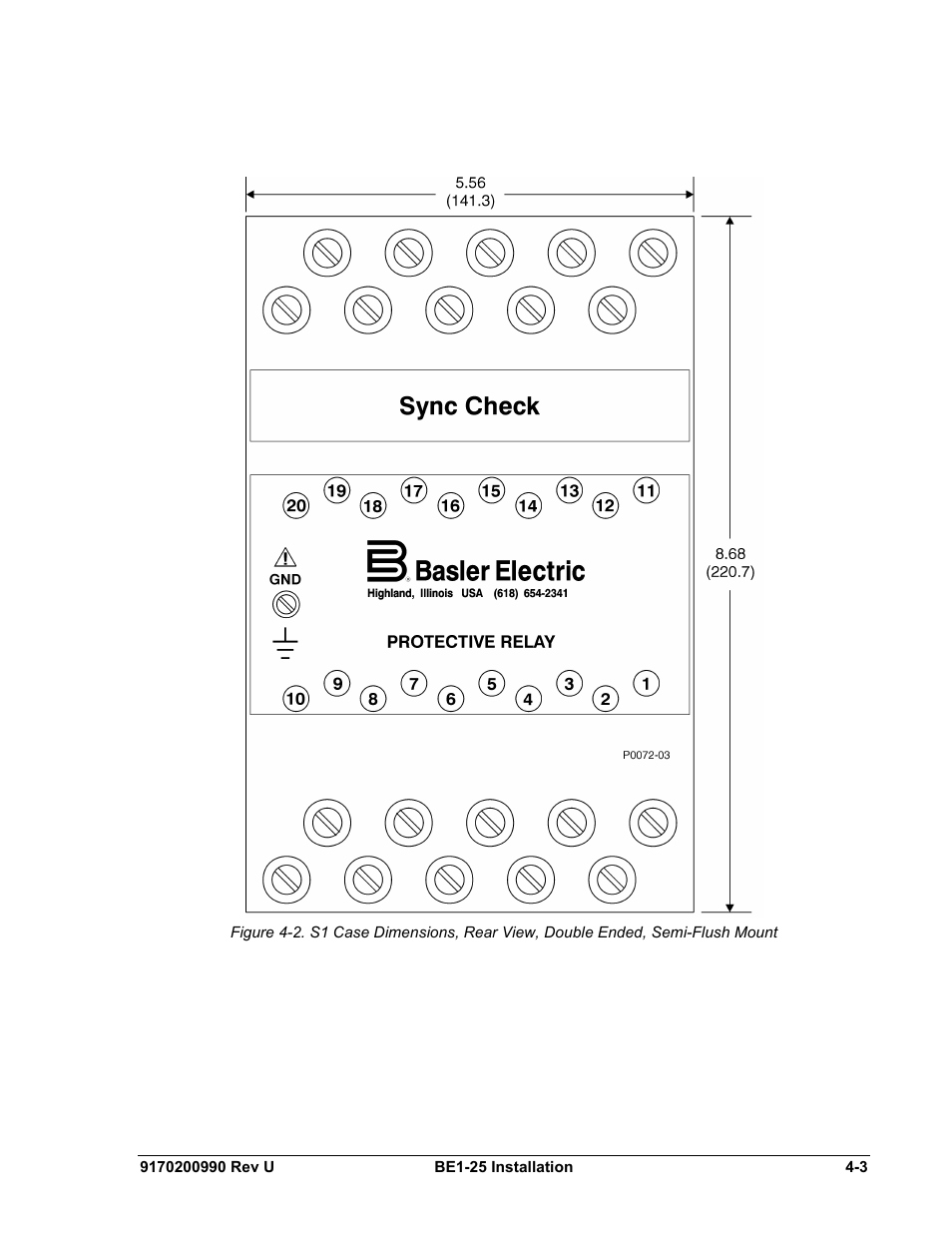 Basler Electric BE1-25 User Manual | Page 43 / 66