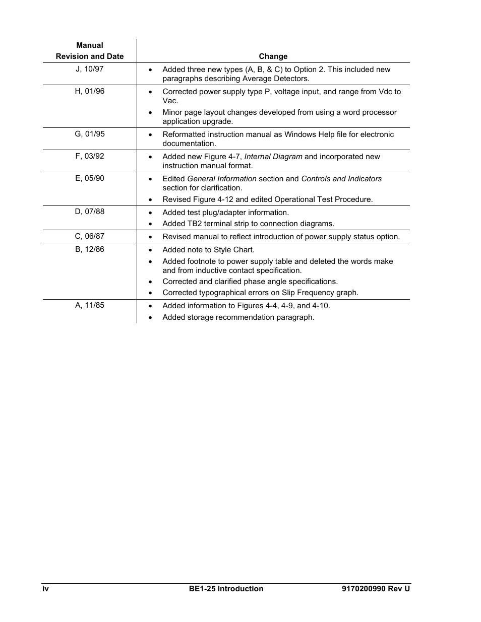 Basler Electric BE1-25 User Manual | Page 6 / 66