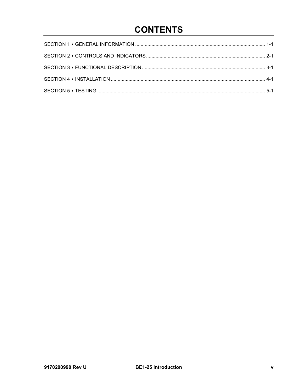 Basler Electric BE1-25 User Manual | Page 7 / 66