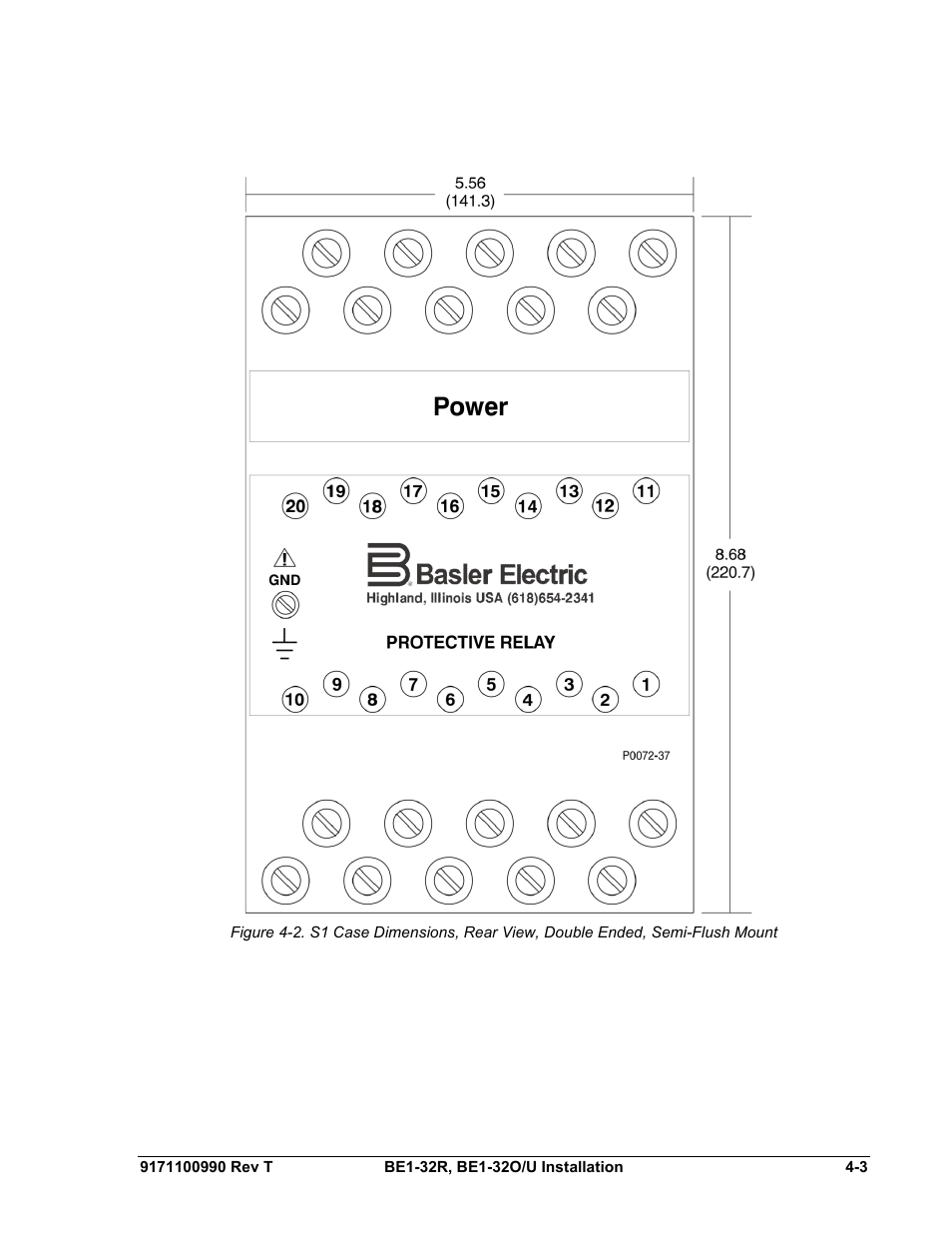 Basler Electric BE1-32R User Manual | Page 41 / 82