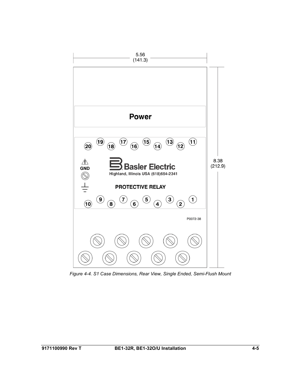 Basler Electric BE1-32R User Manual | Page 43 / 82