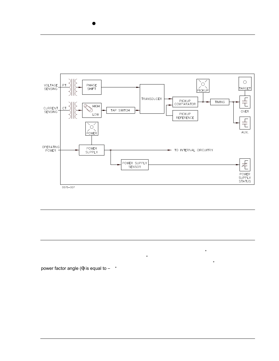 3 - functional description, Introduction, Voltage sensing | Phase shift, Section 3, Functional description -1, Voltage, Sensing, Phase, Shift | Basler Electric BE1-40Q User Manual | Page 17 / 48