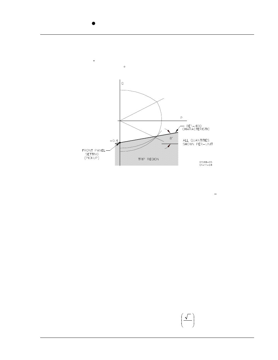 5 - setting and testing, Setting, Per unit conversion example | Section 5, Testing -1, Per unit conversion example -1 | Basler Electric BE1-40Q User Manual | Page 39 / 48