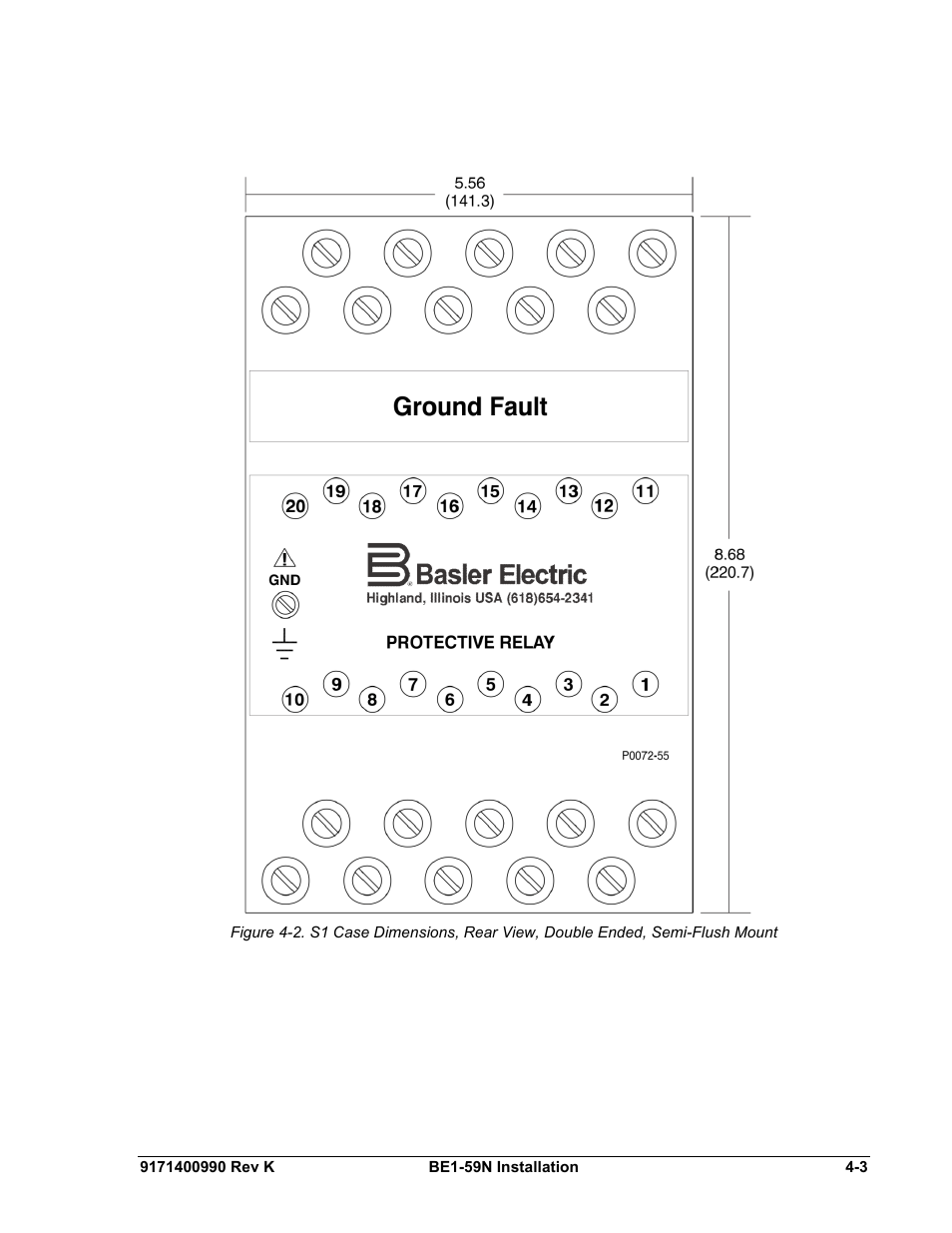 Basler Electric BE1-59N User Manual | Page 25 / 40
