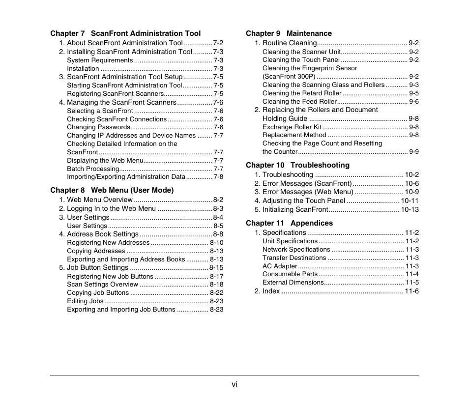 Canon SCANFRONT 300P User Manual | Page 11 / 193