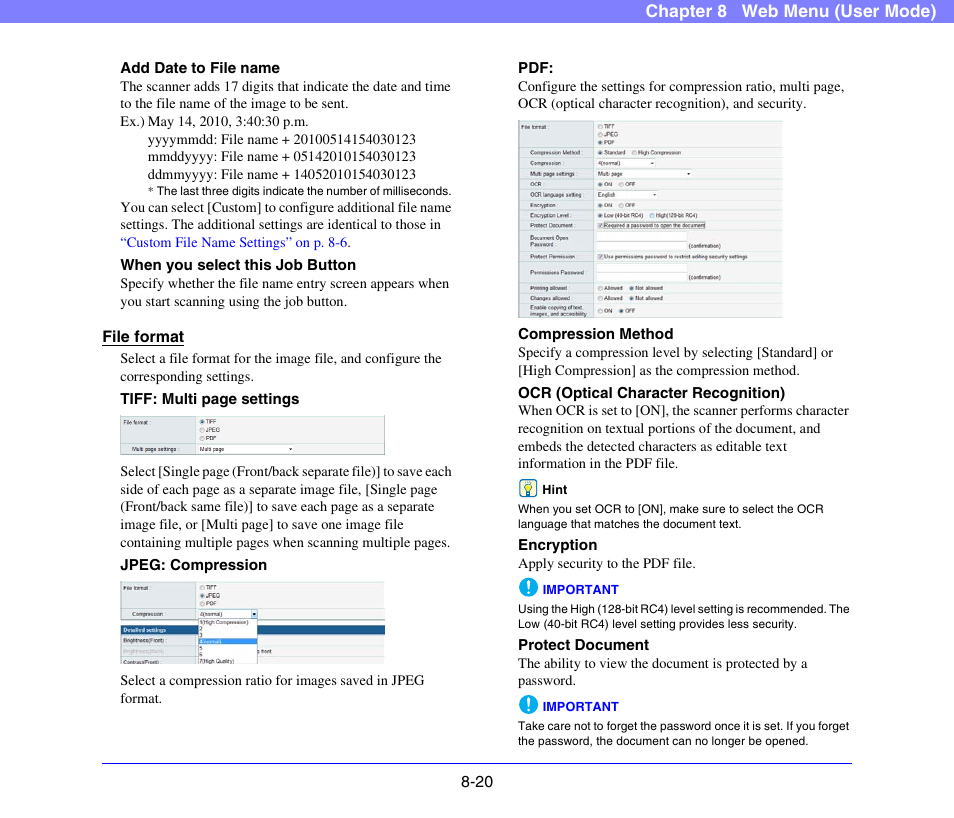 Canon SCANFRONT 300P User Manual | Page 157 / 193