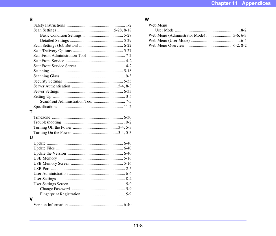 Canon SCANFRONT 300P User Manual | Page 192 / 193