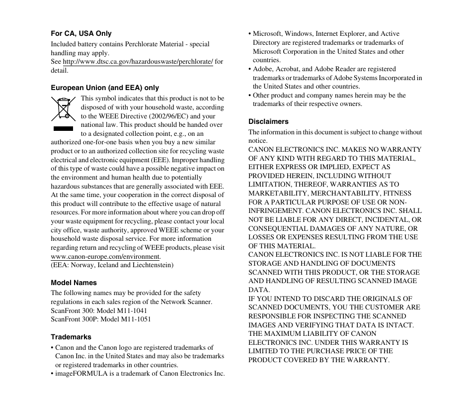 Canon SCANFRONT 300P User Manual | Page 3 / 193