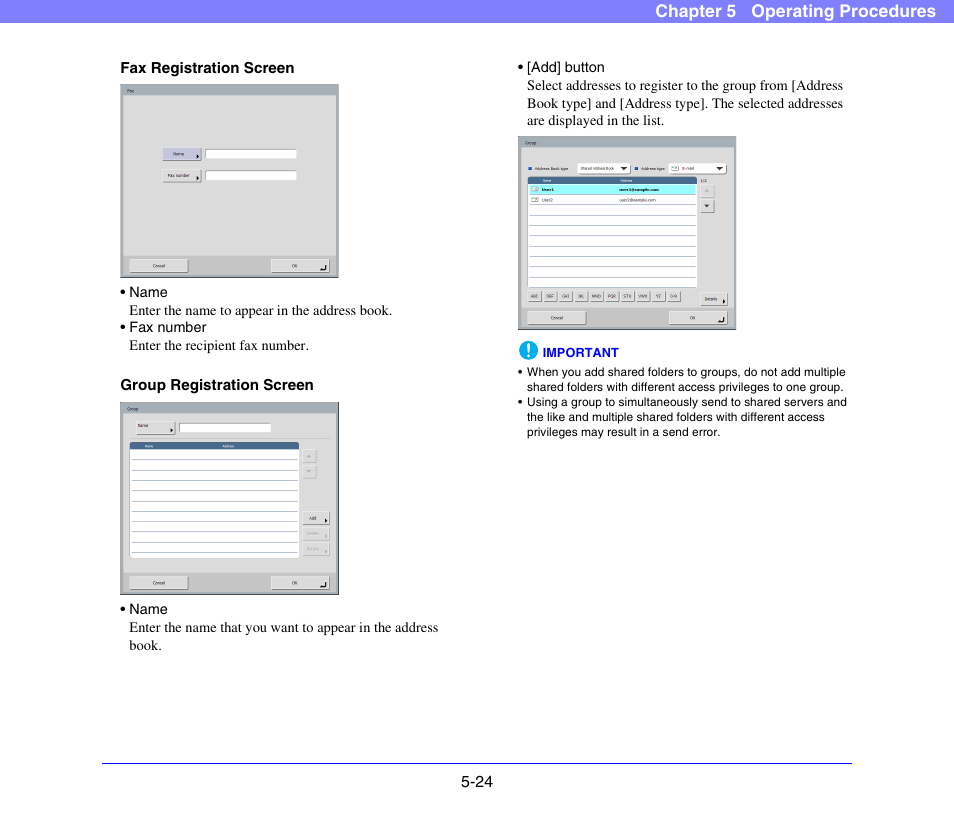 Chapter 5 operating procedures | Canon SCANFRONT 300P User Manual | Page 76 / 193