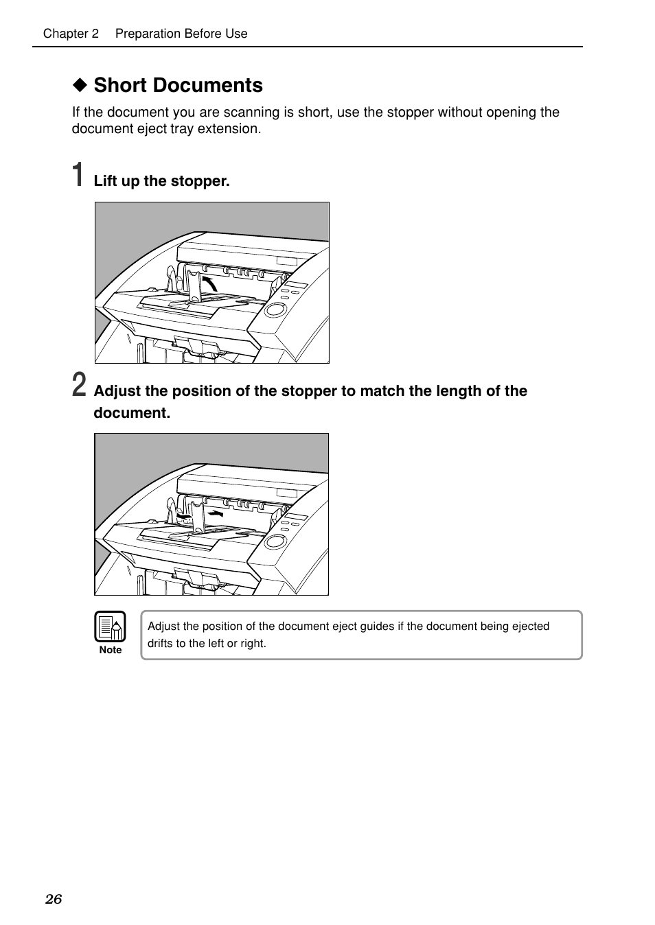 Short documents | Canon DR-6080 User Manual | Page 29 / 108