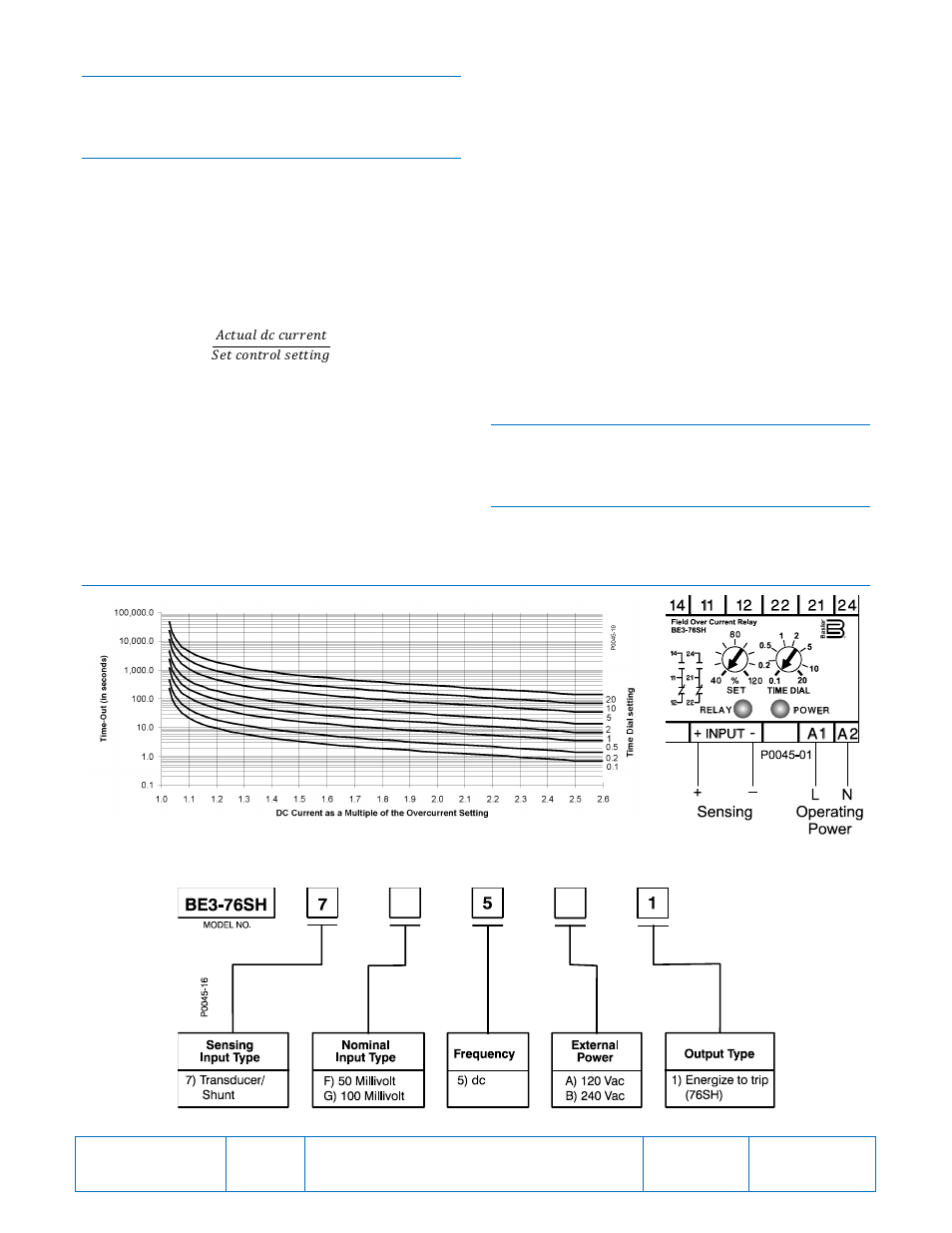 Instructions | Basler Electric BE3-76SH User Manual | Page 2 / 2