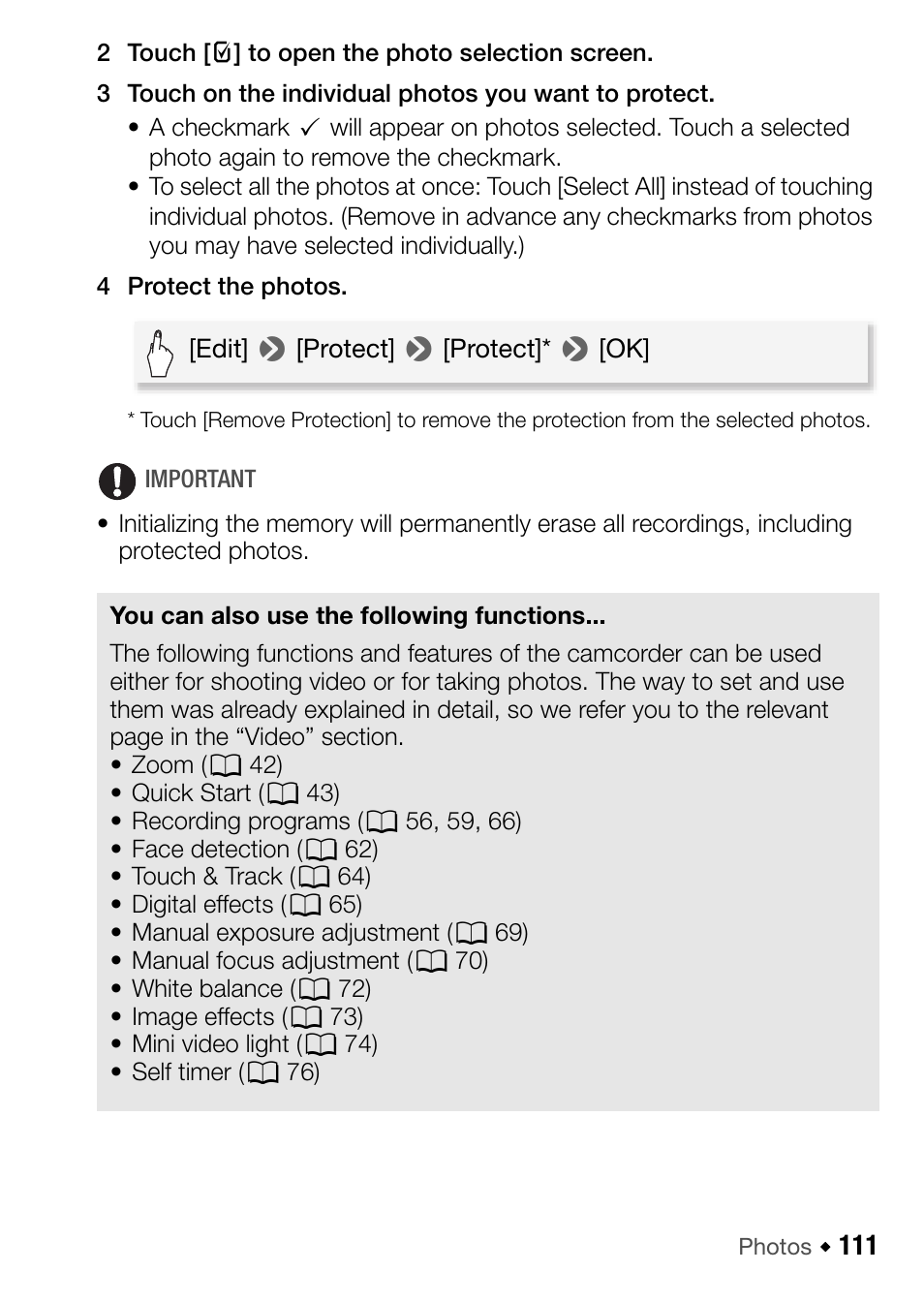 Canon HF M31 User Manual | Page 111 / 201