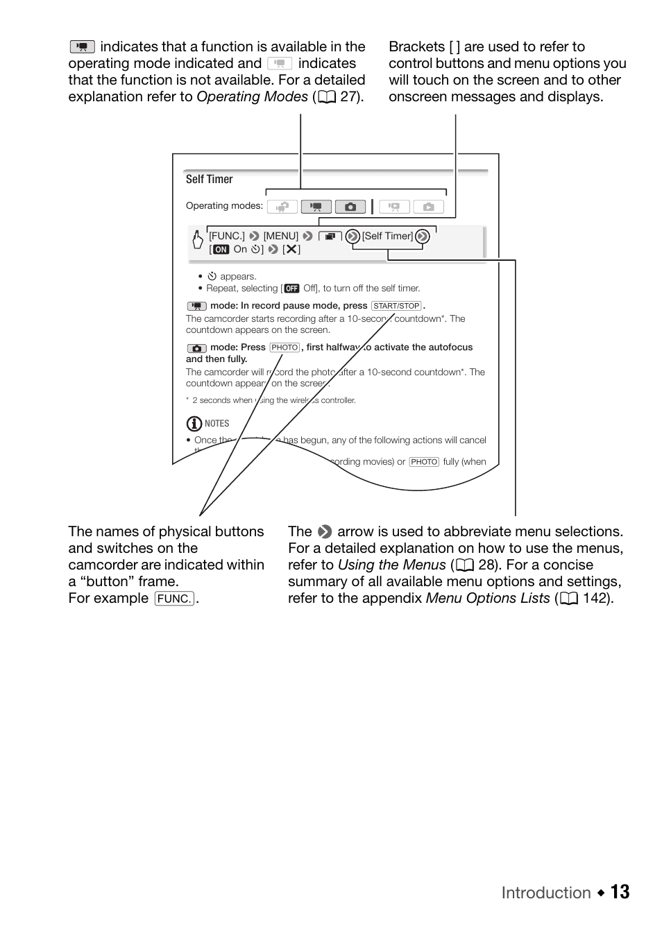 Introduction | Canon HF M31 User Manual | Page 13 / 201