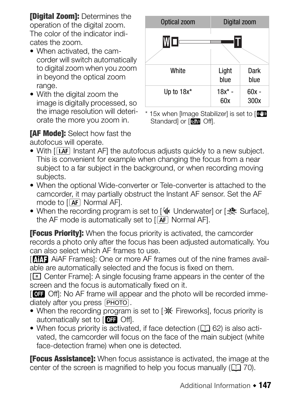 Canon HF M31 User Manual | Page 147 / 201