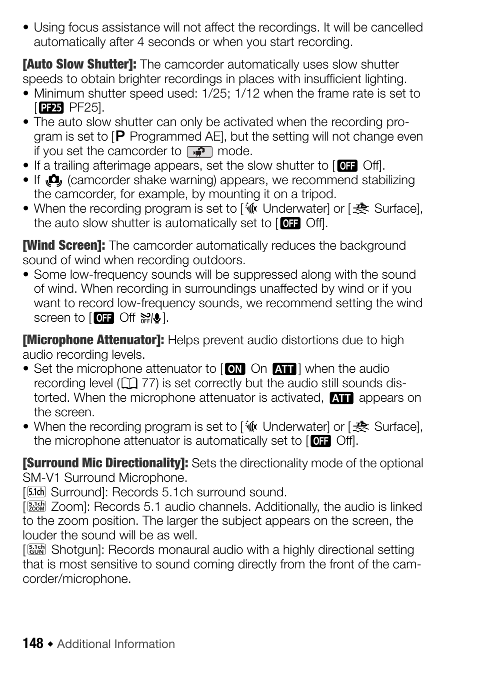 Canon HF M31 User Manual | Page 148 / 201