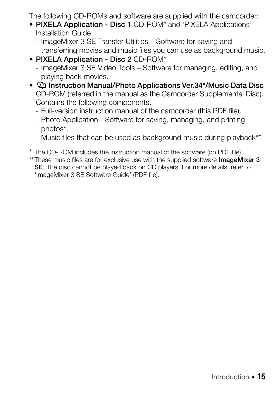 Canon HF M31 User Manual | Page 15 / 201