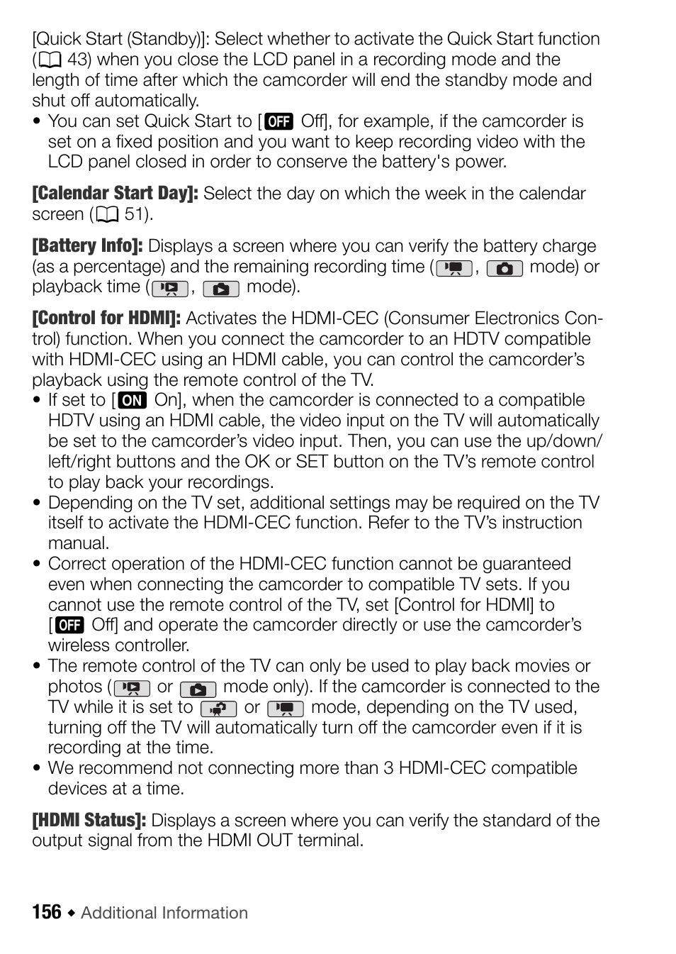 Canon HF M31 User Manual | Page 156 / 201