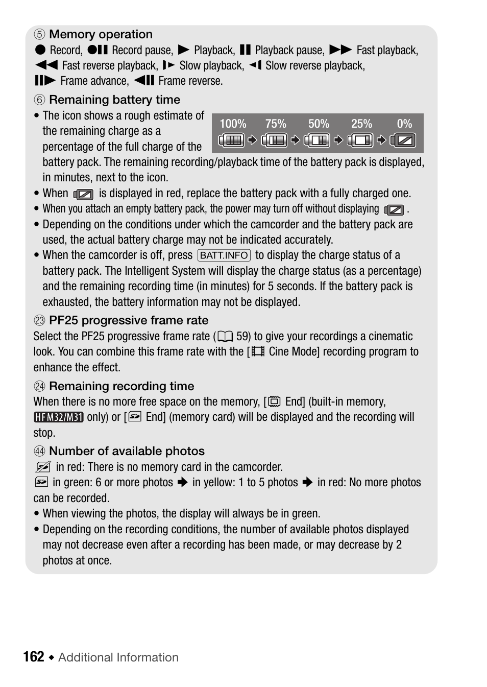 Canon HF M31 User Manual | Page 162 / 201