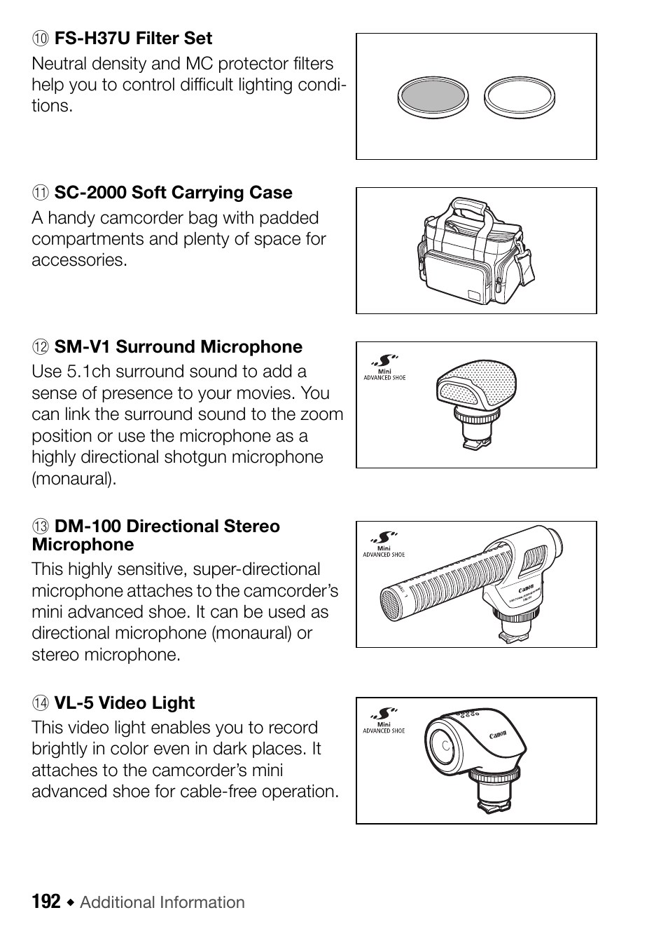 Canon HF M31 User Manual | Page 192 / 201