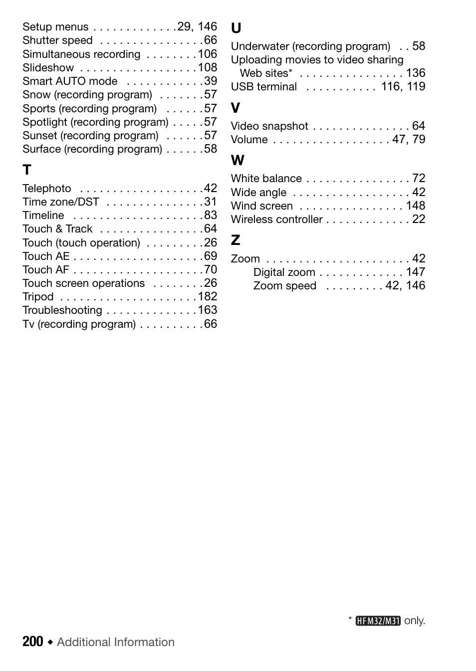 Canon HF M31 User Manual | Page 200 / 201