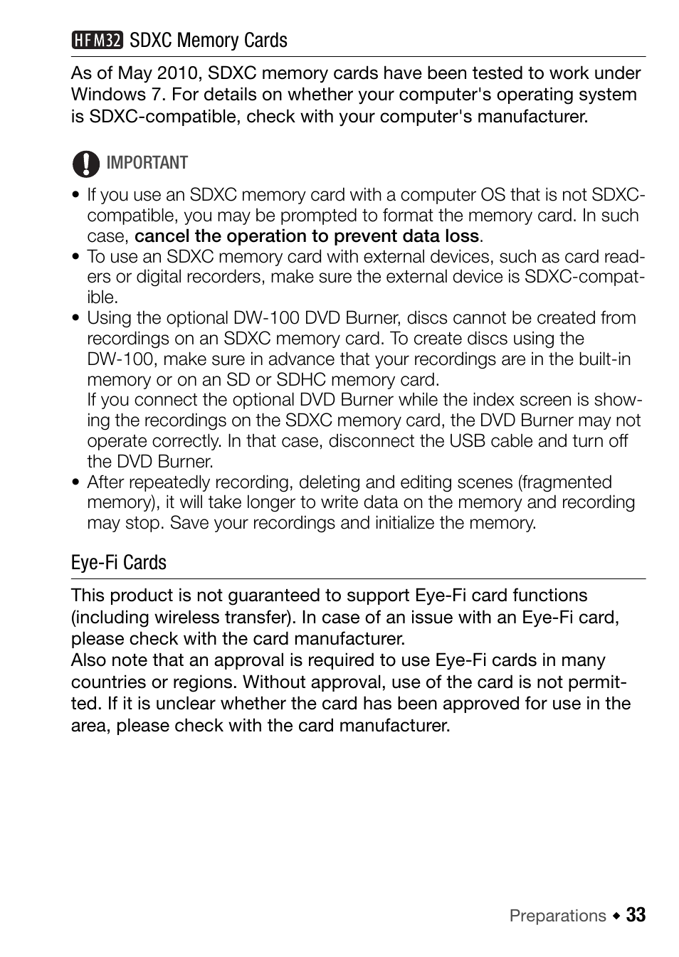 Canon HF M31 User Manual | Page 33 / 201