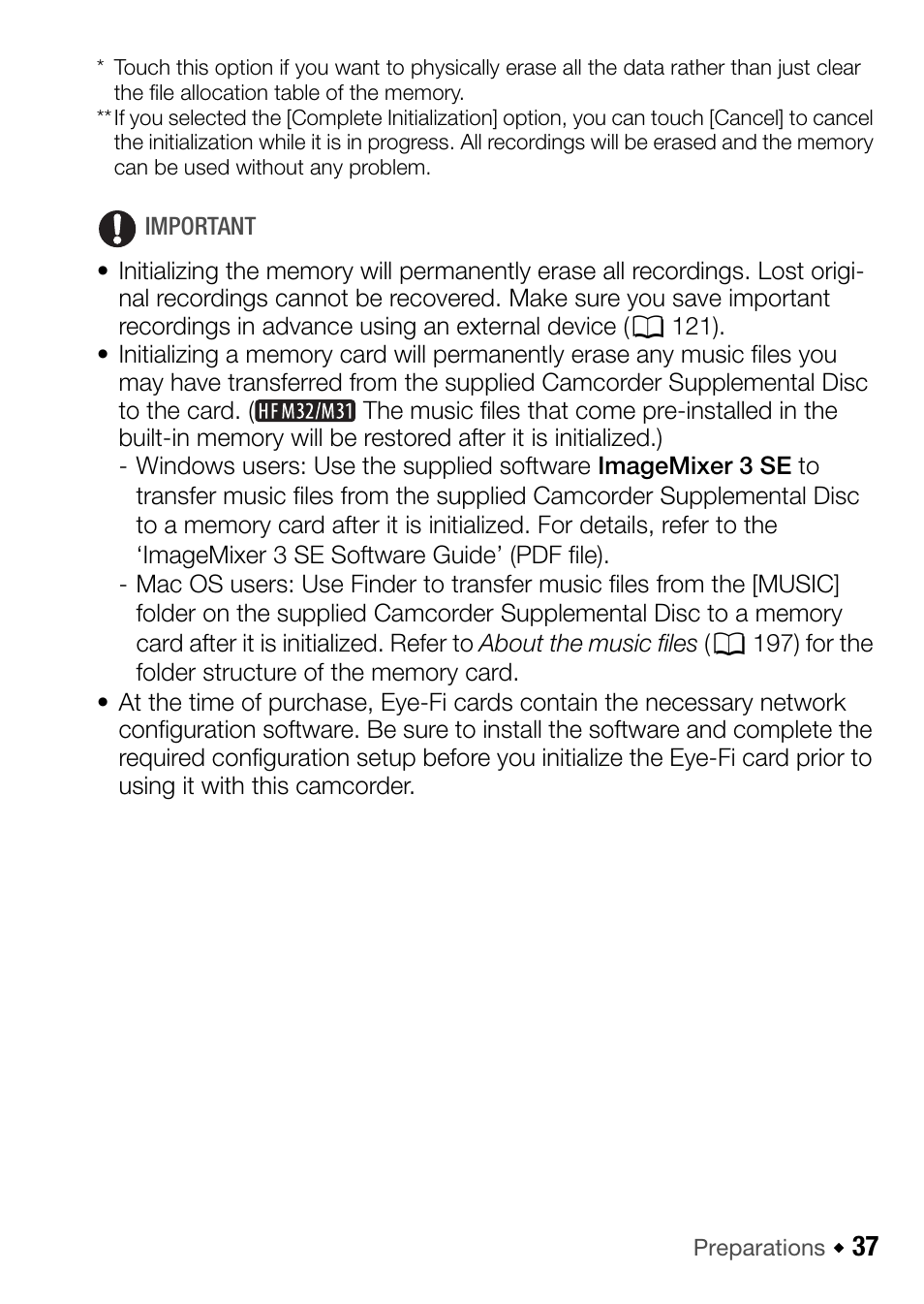 Canon HF M31 User Manual | Page 37 / 201