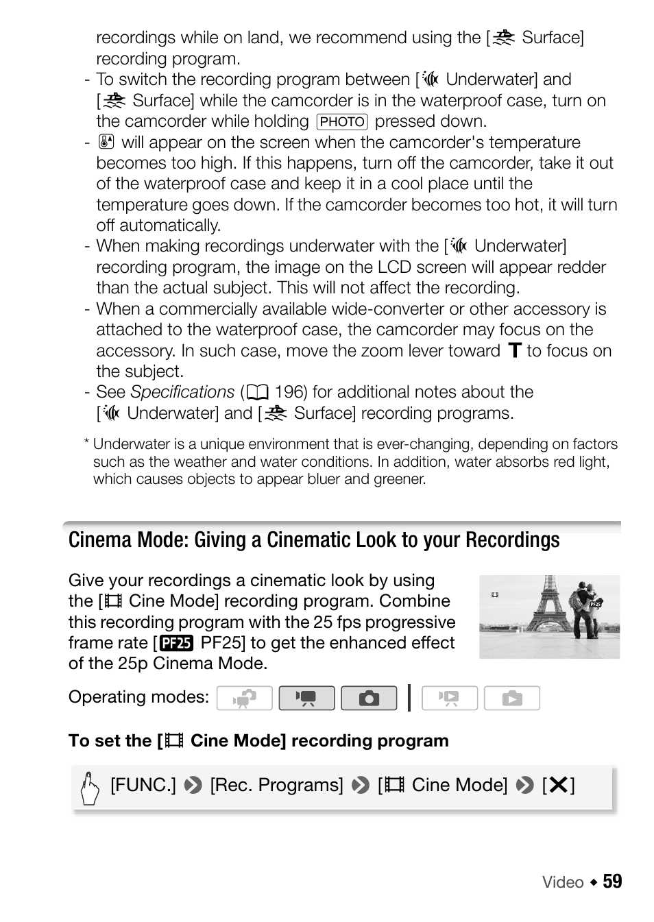 Canon HF M31 User Manual | Page 59 / 201