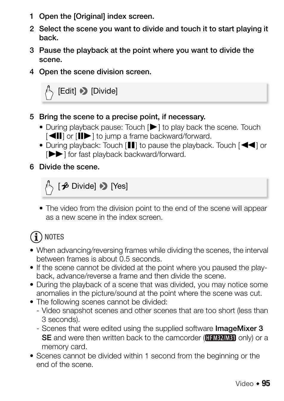 Canon HF M31 User Manual | Page 95 / 201