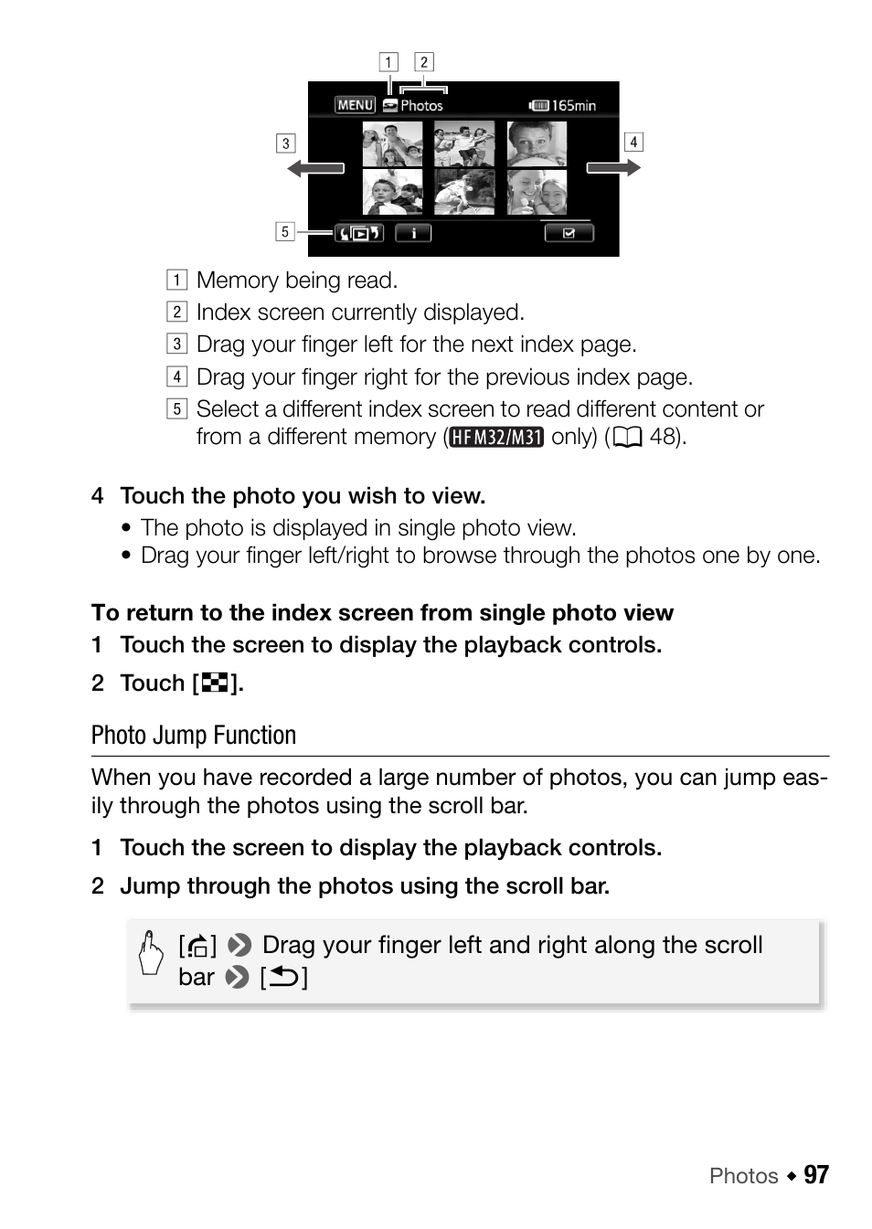 Canon HF M31 User Manual | Page 97 / 201