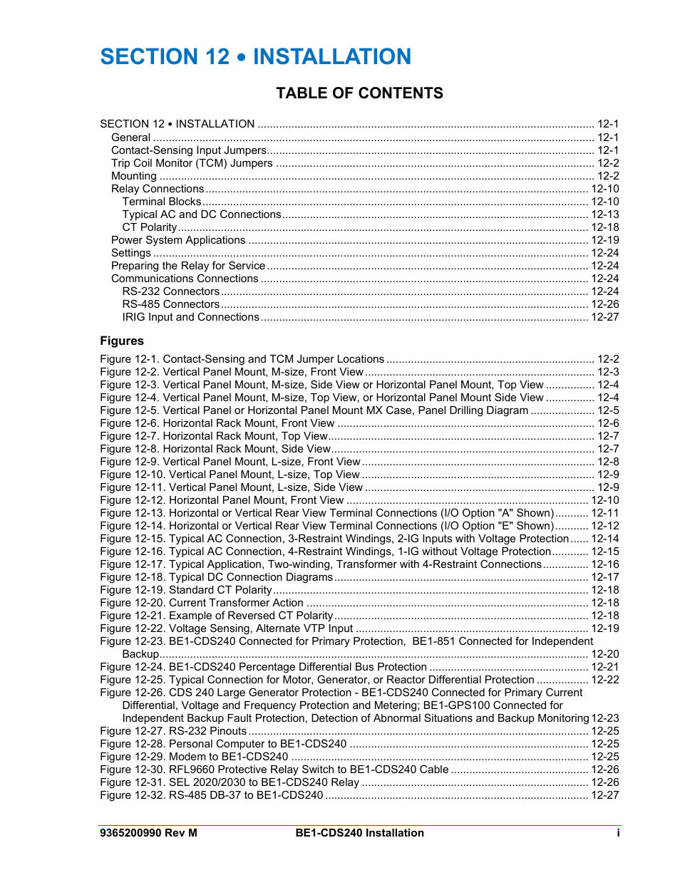 Basler Electric BE1-CDS240 Installation User Manual | 30 pages