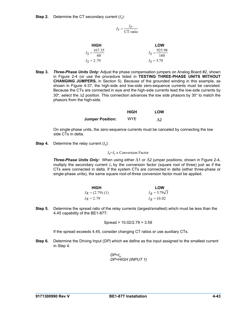 Basler Electric BE1-87T User Manual | Page 85 / 140