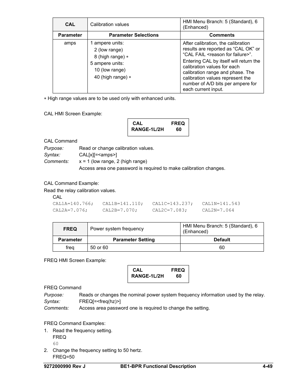 Basler Electric BE1-BPR User Manual | Page 101 / 182