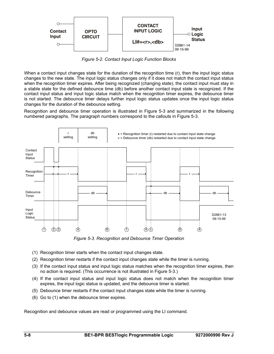 Figure 5-2. contact input logic function blocks | Basler Electric BE1-BPR User Manual | Page 114 / 182