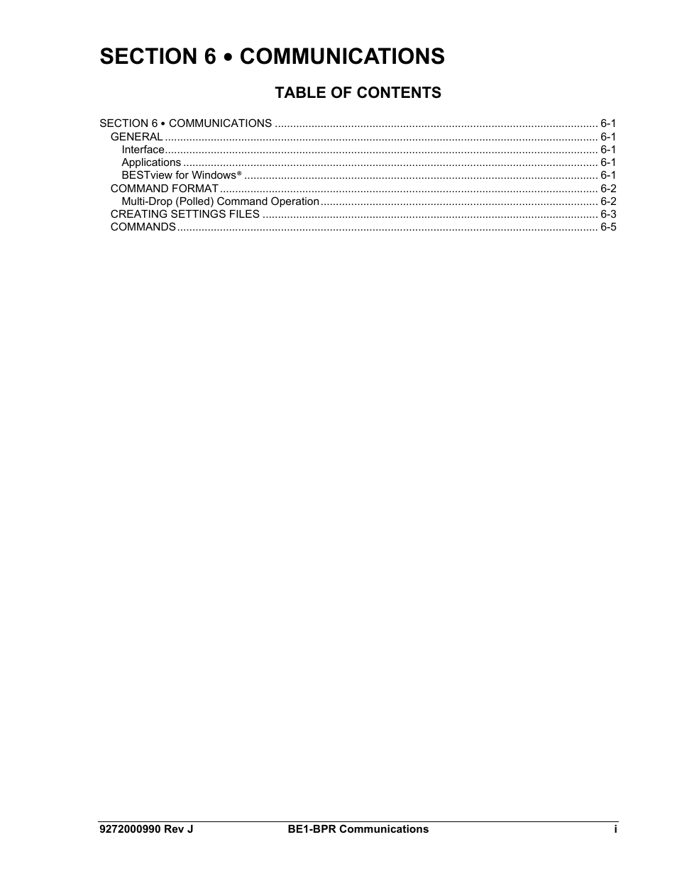 Basler Electric BE1-BPR User Manual | Page 127 / 182