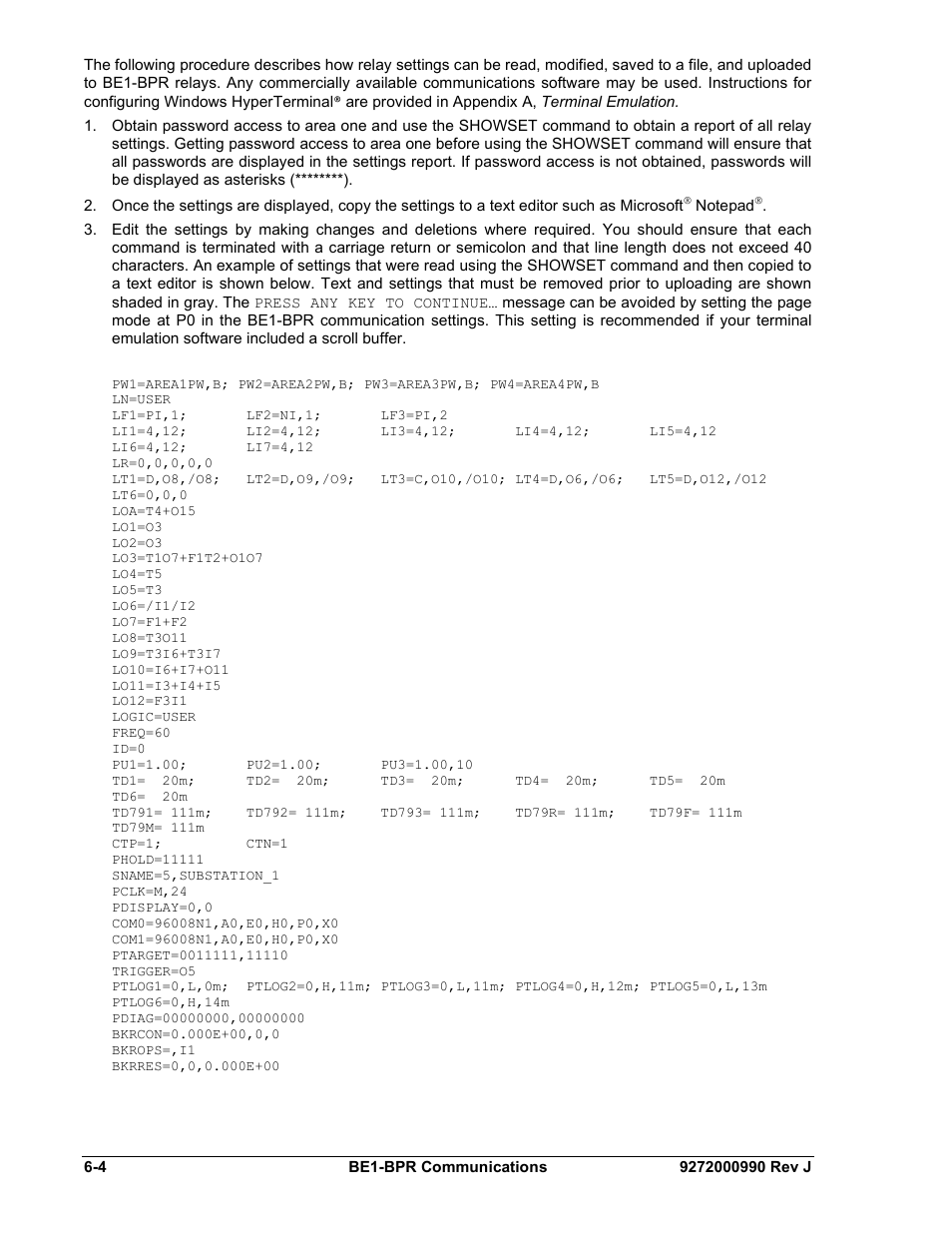 Basler Electric BE1-BPR User Manual | Page 132 / 182